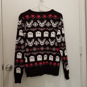 too fast sweaters have yourself a creepy lil christmas sweater creepy christmas sweaters